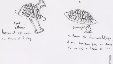 Croquis de témoins parvenus au Geipan
