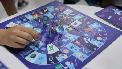 Plateau du jeu de l'oie de l'espace Plateau du jeu de l'oie de l'espace