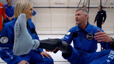 John McFall, le premier « parastronaute » de l'Histoire recruté par l'ESA en 2022. John McFall, le premier « parastronaute » de l'Histoire recruté par l'ESA en 2022.