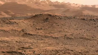 Mars, le Mont Sharp au coucher du soleil  Mars, le Mont Sharp au coucher du soleil