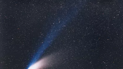 La comète Hale-Bopp capturée par un télescope terrestre La comète Hale-Bopp capturée par un télescope terrestre