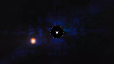Une exoplanète capturée par le télescope James Webb Une exoplanète capturée par le télescope James Webb