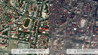 Kahramanmaras, Turquie, images satellites Pléiades avant/après le séisme Kahramanmaras, Turquie, images satellites Pléiades avant/après le séisme