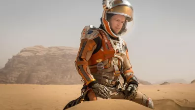 Scène du film « Seul sur Mars » avec Matt Damon Scène du film « Seul sur Mars » avec Matt Damon