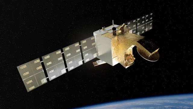 Vue d’artiste du satellite CFOSAT Vue d’artiste du satellite CFOSAT