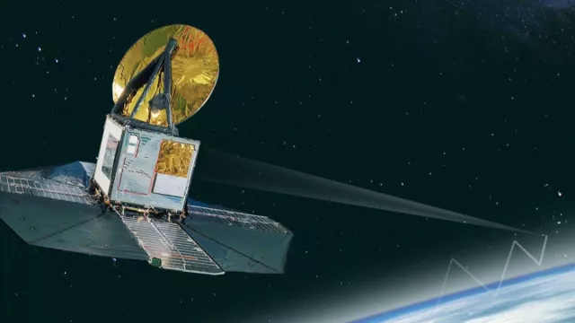 Vue d’artiste du télescope spatial Odin Vue d’artiste du télescope spatial Odin