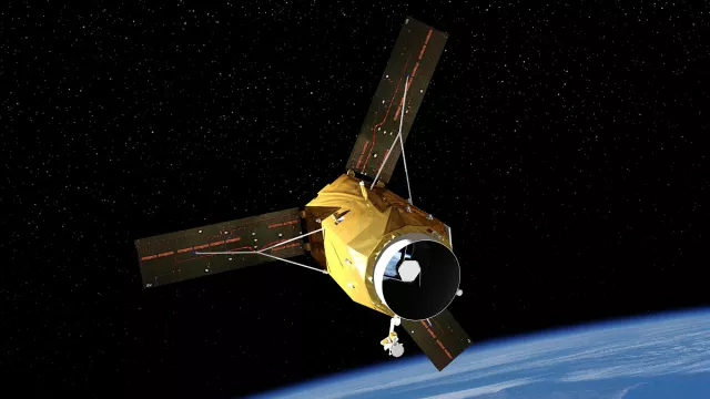 Vue d’artiste d’un satellite du programme OTOS Vue d’artiste d’un satellite du programme OTOS