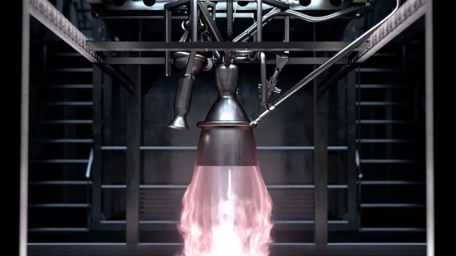 Vue d’artiste du moteur PROMETHEUS en action Vue d’artiste du moteur PROMETHEUS en action