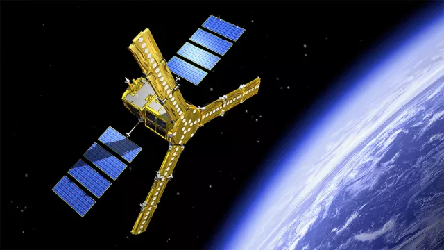Vue d’artiste du satellite SMOS Vue d’artiste du satellite SMOS