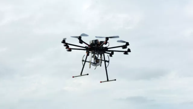 Le drone SWING en vol Le drone SWING en vol