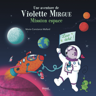 Couverture du livre Violette Mirgue - Mission espace Couverture du livre Violette Mirgue - Mission espace