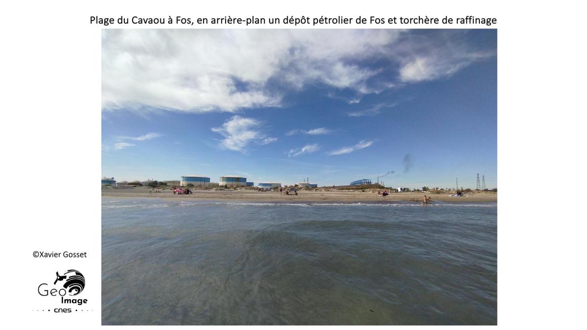 Image satellite de Fos-sur-Mer Image satellite de Fos-sur-Mer