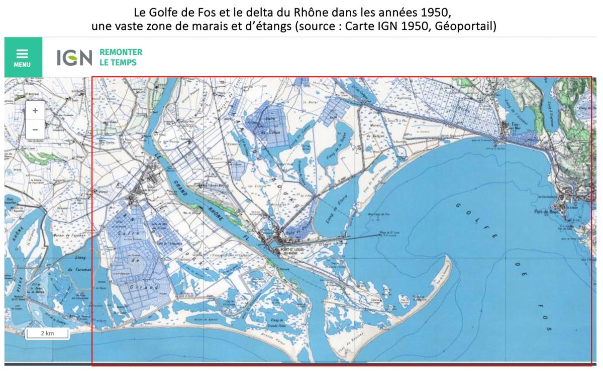 Image satellite de Fos-sur-Mer Image satellite de Fos-sur-Mer