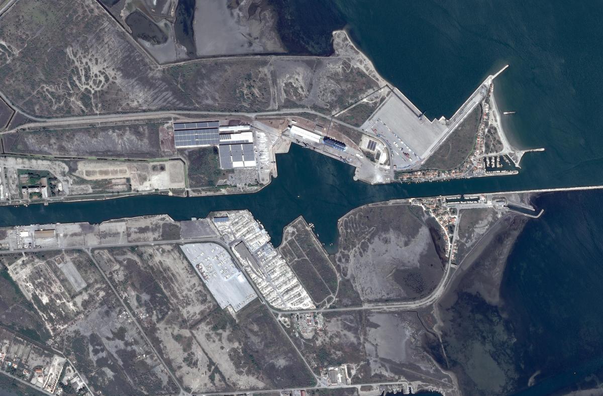 Image satellite de Fos-sur-Mer Image satellite de Fos-sur-Mer
