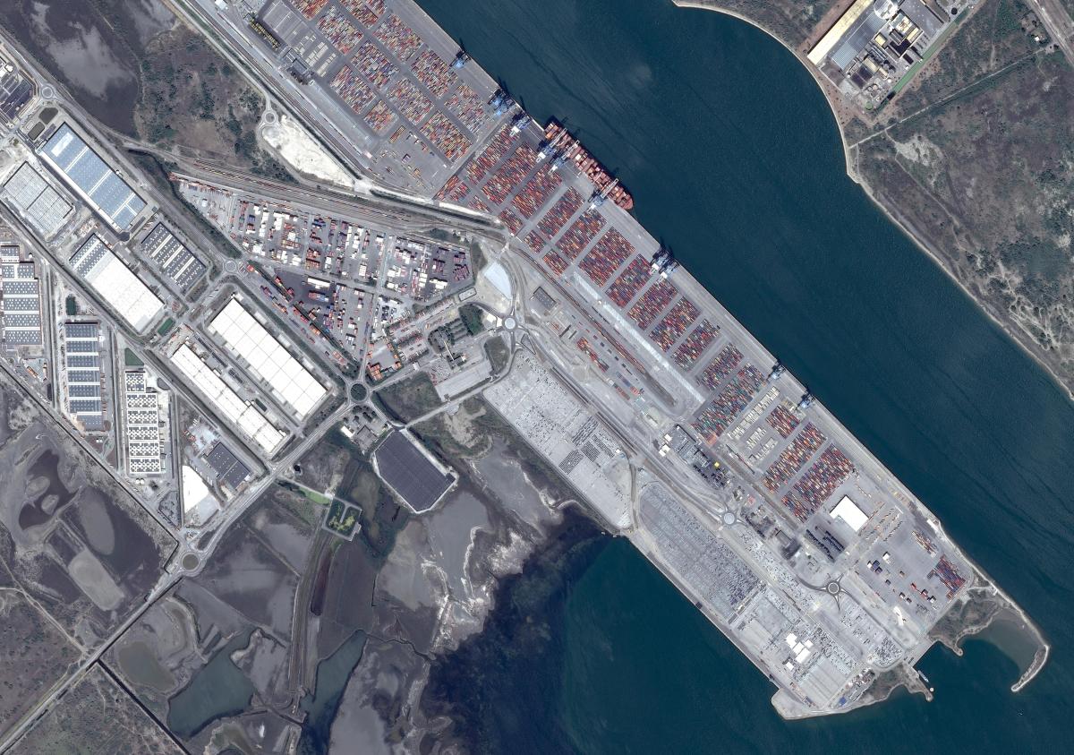 Image satellite de Fos-sur-Mer Image satellite de Fos-sur-Mer