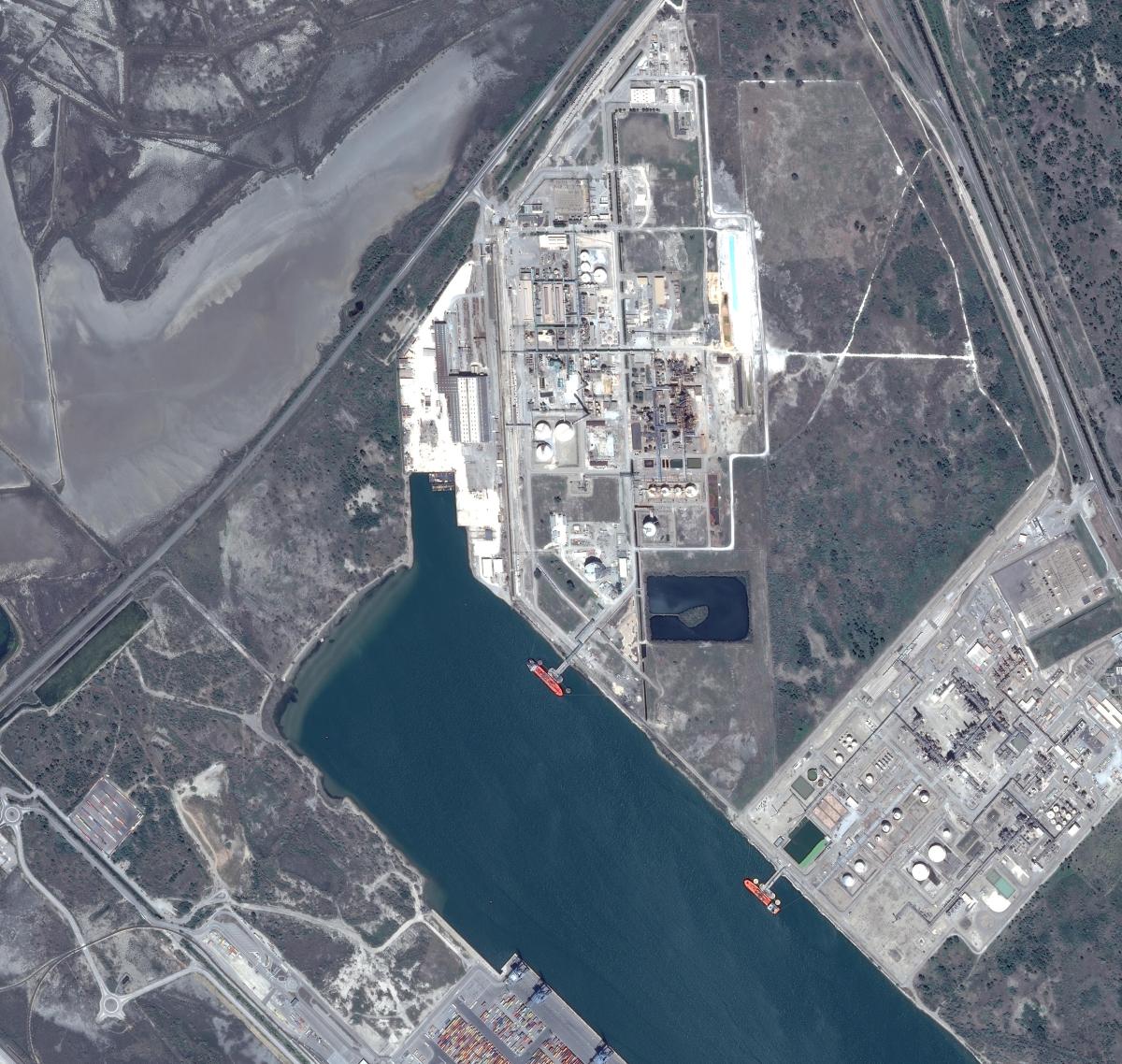 Image satellite de Fos-sur-Mer Image satellite de Fos-sur-Mer