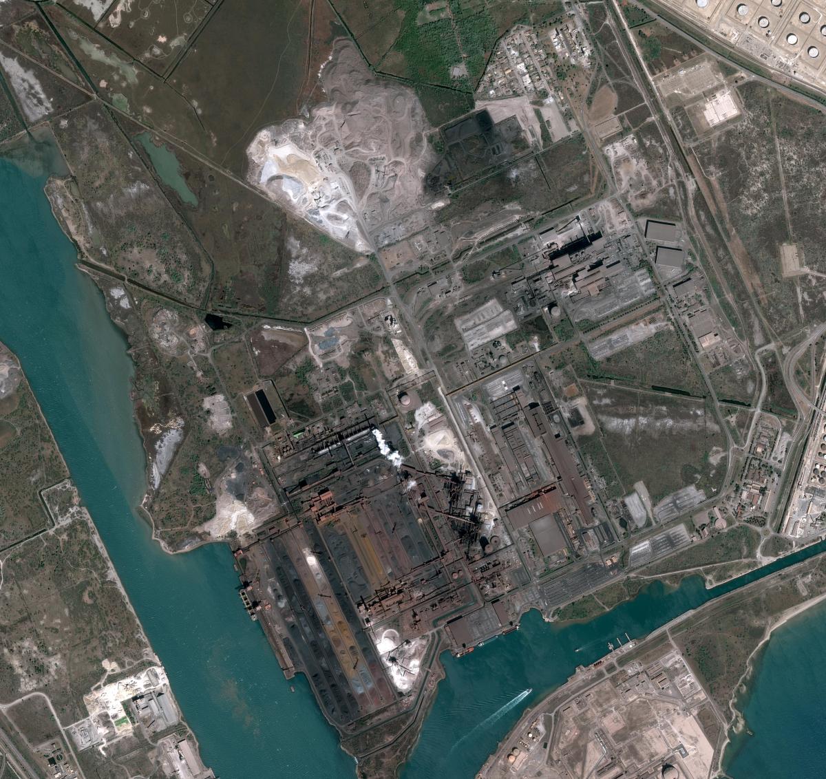 Image satellite de Fos-sur-Mer Image satellite de Fos-sur-Mer