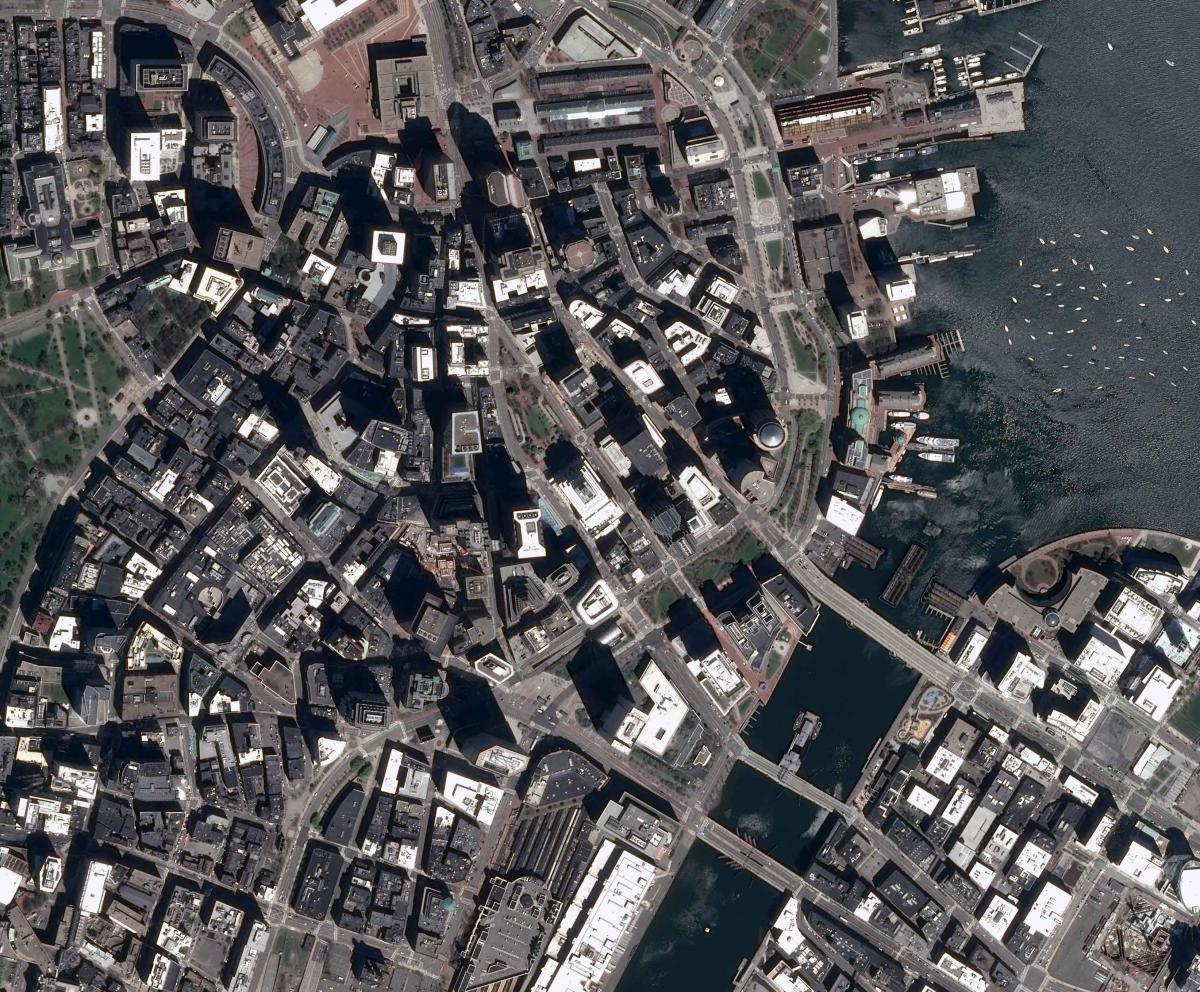 Image satellite de Boston Image satellite de Boston