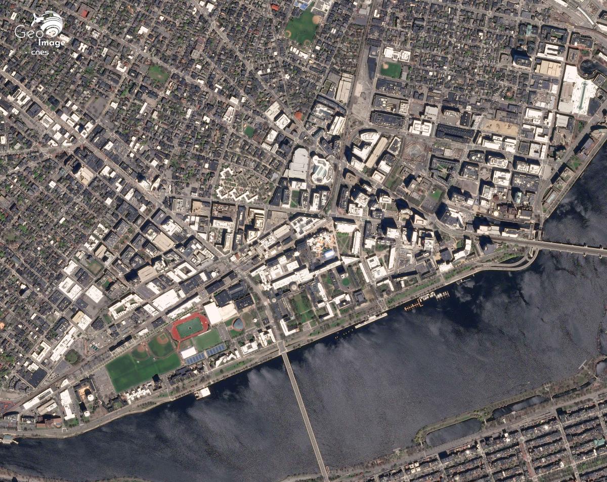 Image satellite de Boston Image satellite de Boston