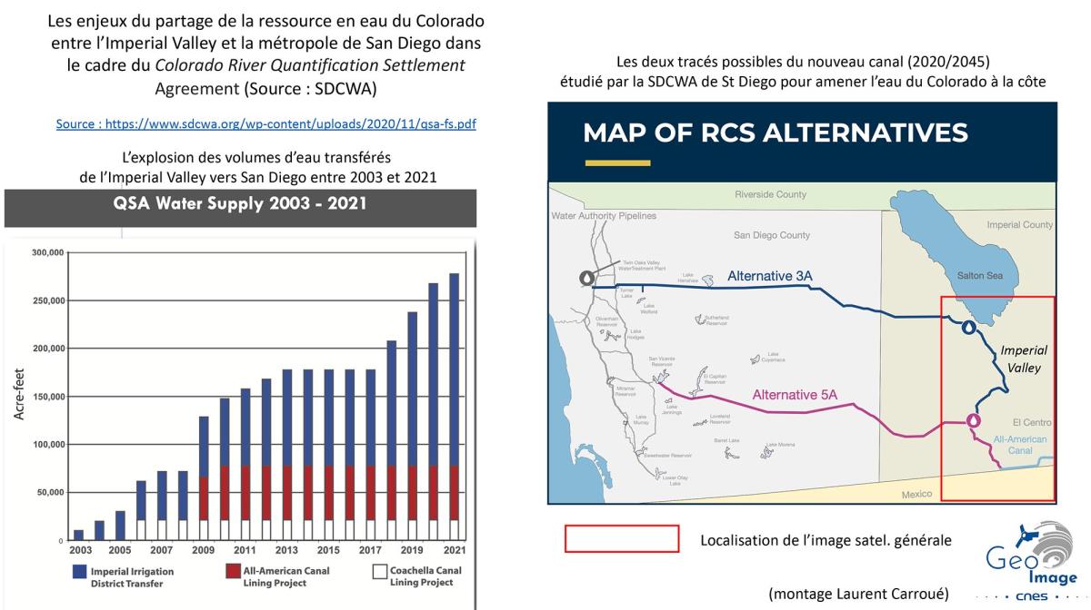 Carte de la frontière américano-mexicaine Carte de la frontière américano-mexicaine