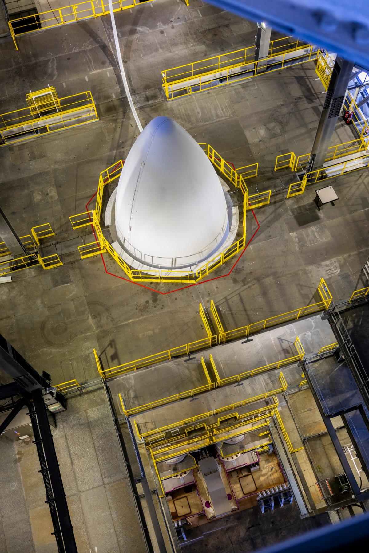 Le portique Ariane 6. Le portique Ariane 6.