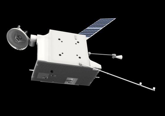 Vue simulée de la sonde MPO Vue simulée de la sonde MPO