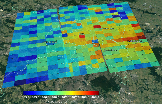 Image satellite de régions d’intérêt  Image satellite de régions d’intérêt