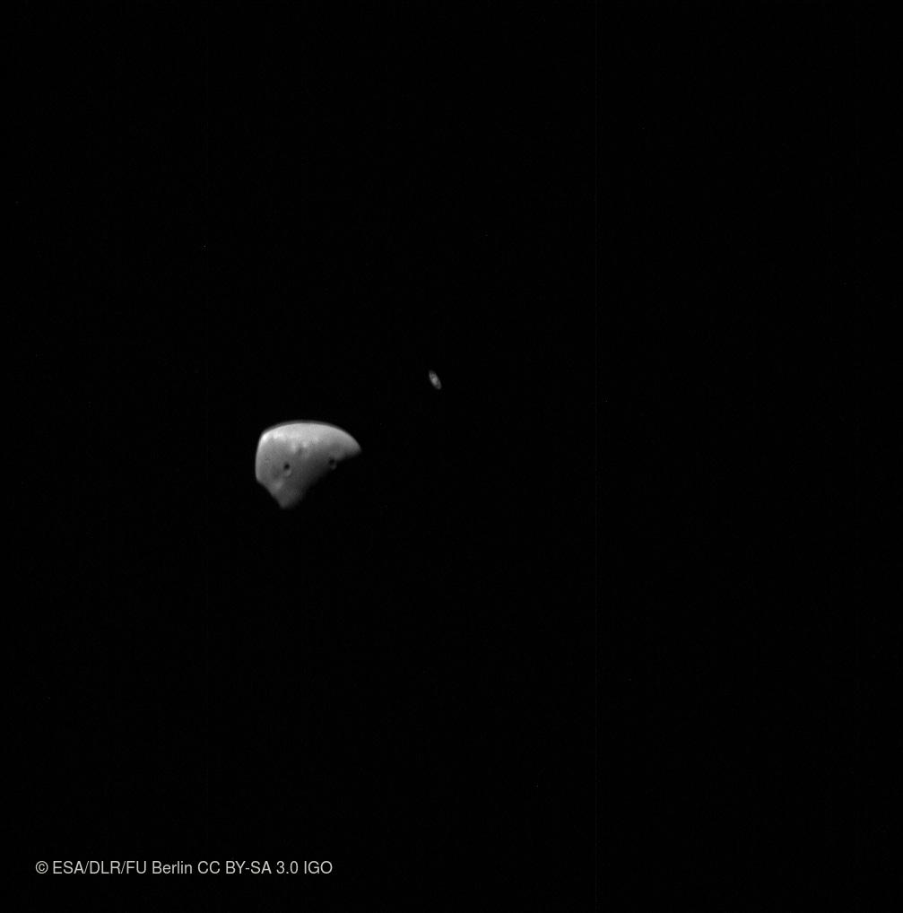 Deimos vue par la sonde spatiale Mars Express Deimos vue par la sonde spatiale Mars Express
