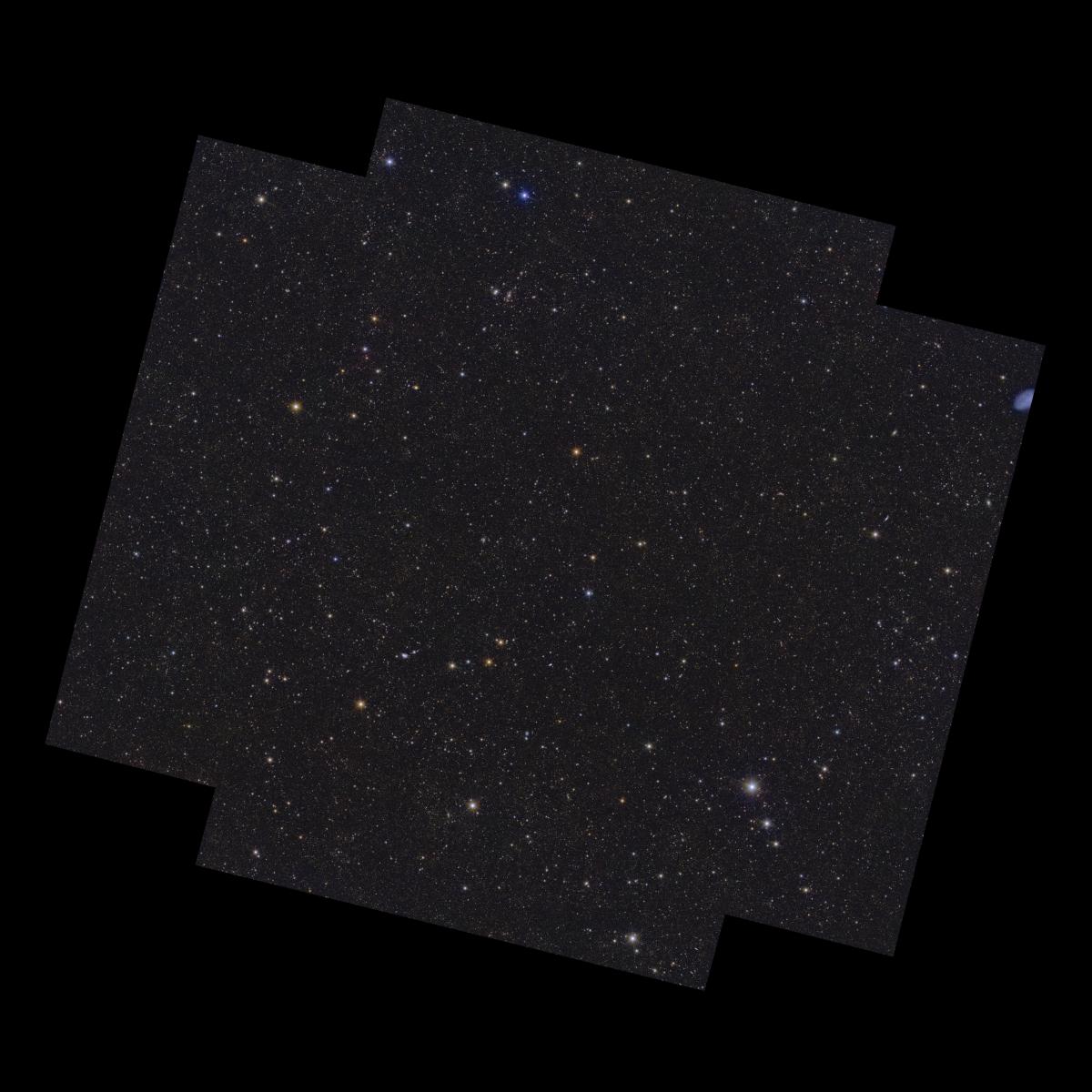 Vue par Euclid du champ profond Fornax. Vue par Euclid du champ profond Fornax.