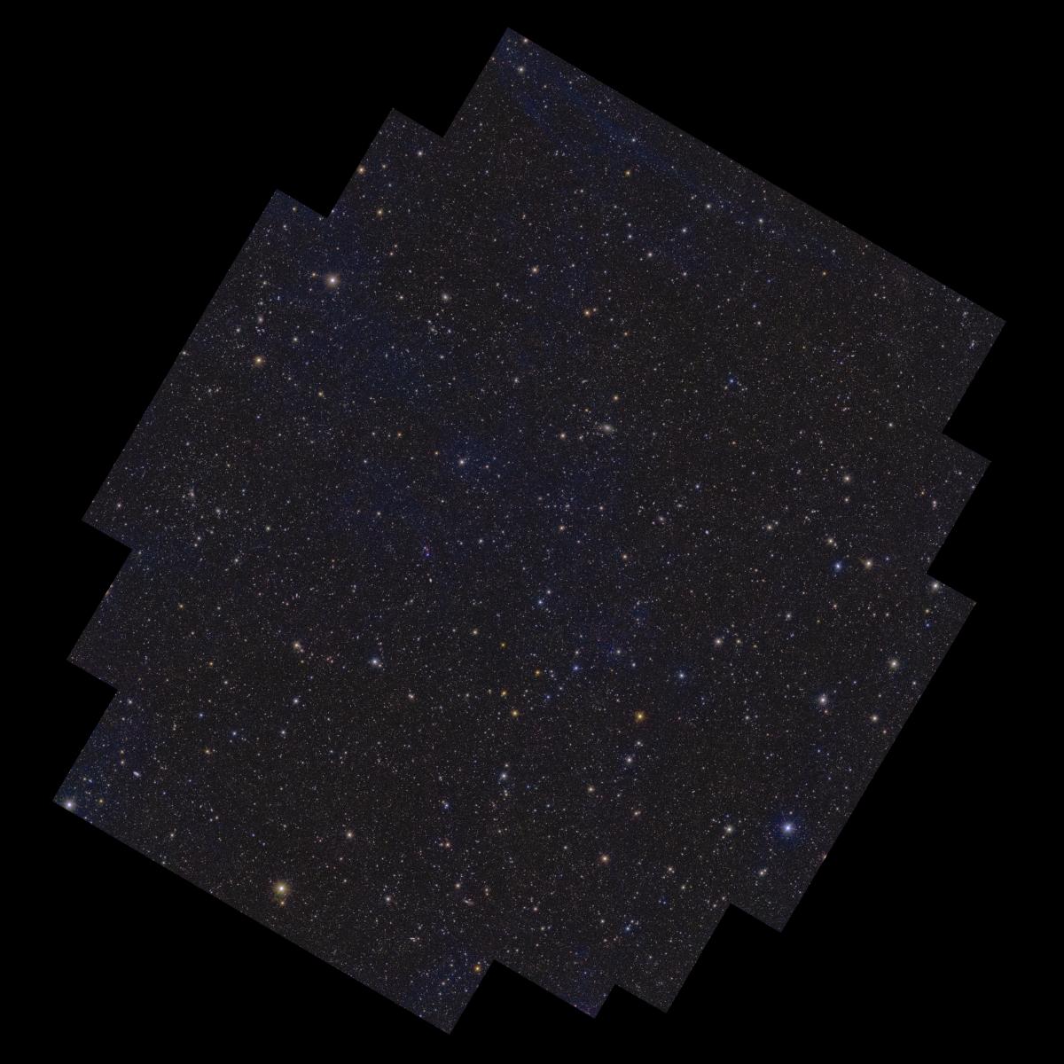 Aperçu du champ profond nord d'Euclid. Aperçu du champ profond nord d'Euclid.