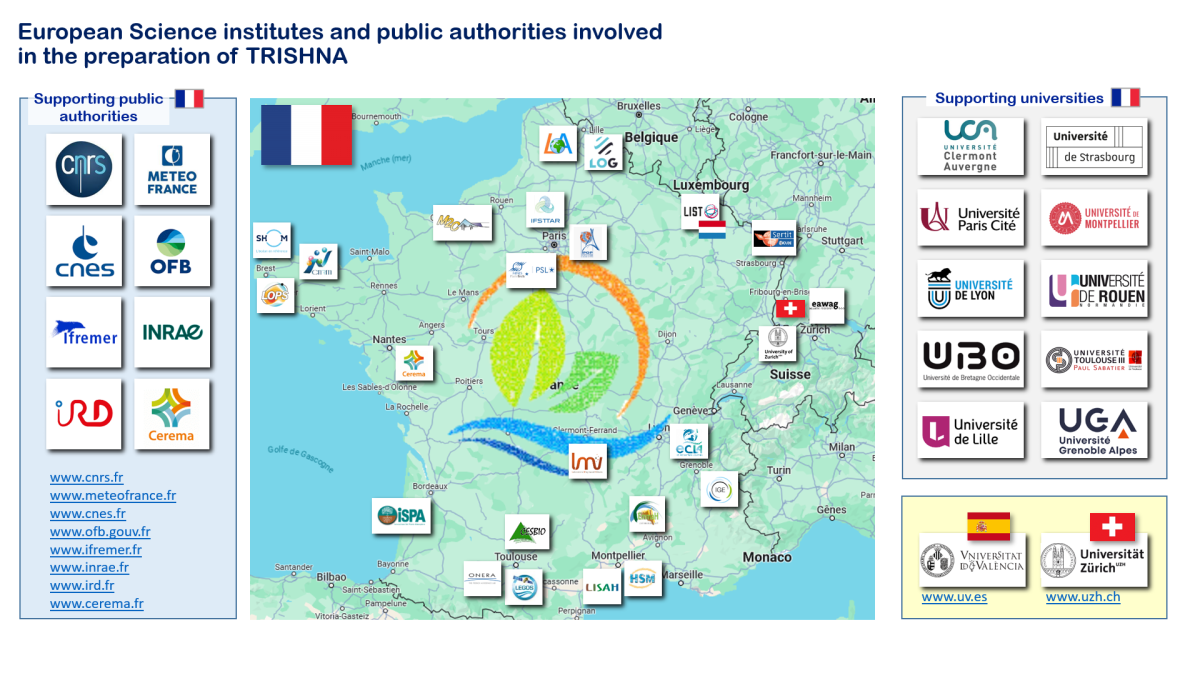 Carte des laboratoires et organismes français et européens Carte des laboratoires et organismes français et européens