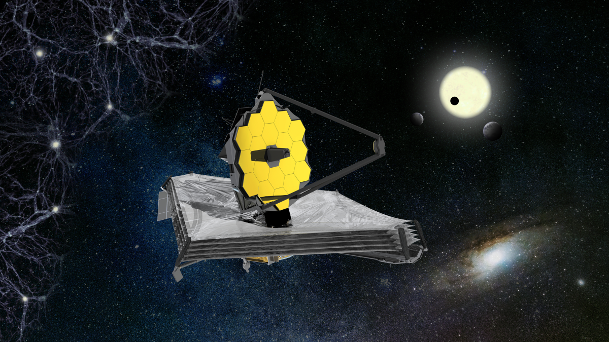 Vue d’artiste du JWST Vue d’artiste du JWST