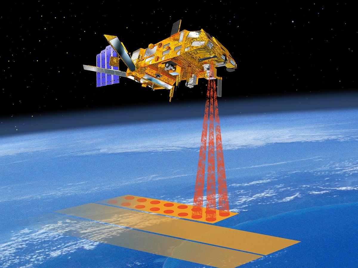 Vue d’artiste du satellite Metop Vue d’artiste du satellite Metop