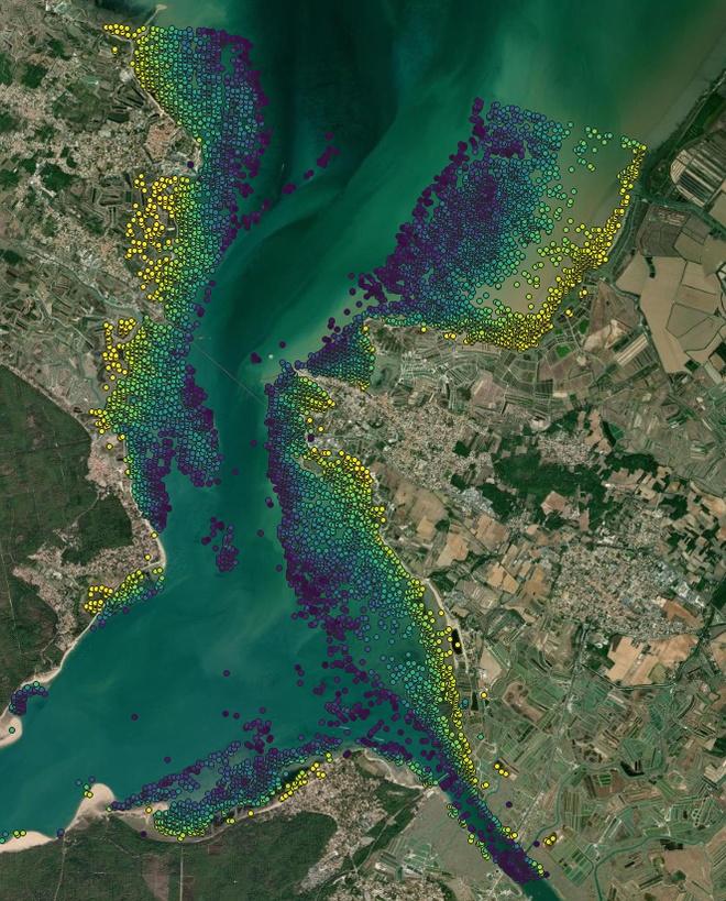 Données de hauteurs d’eau mesurées par SWOT Données de hauteurs d’eau mesurées par SWOT