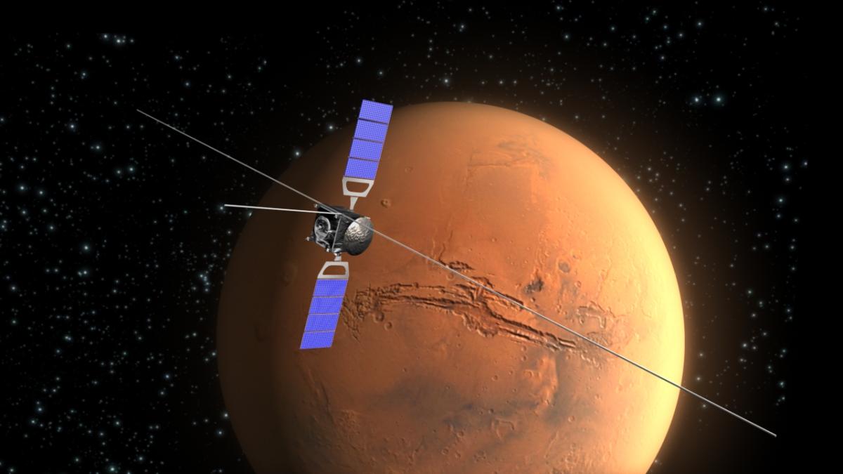 Illustration de la sonde européenne Mars Express