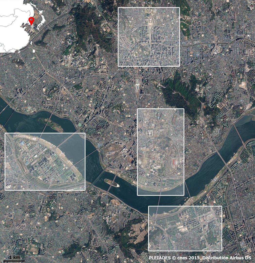 Image satellite de la Corée du Sud, Séoul