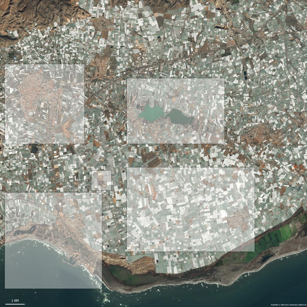 Image satellite de Campo de Dalias  Image satellite de Campo de Dalias