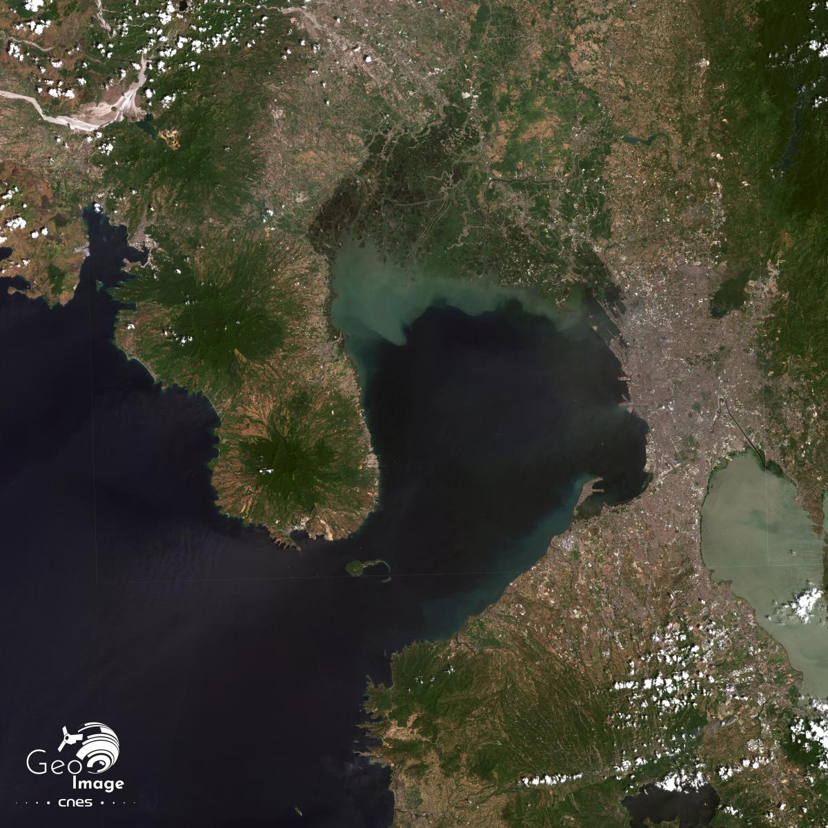 Image satellite de la capitale des Philippines, Manille Image satellite de la capitale des Philippines, Manille