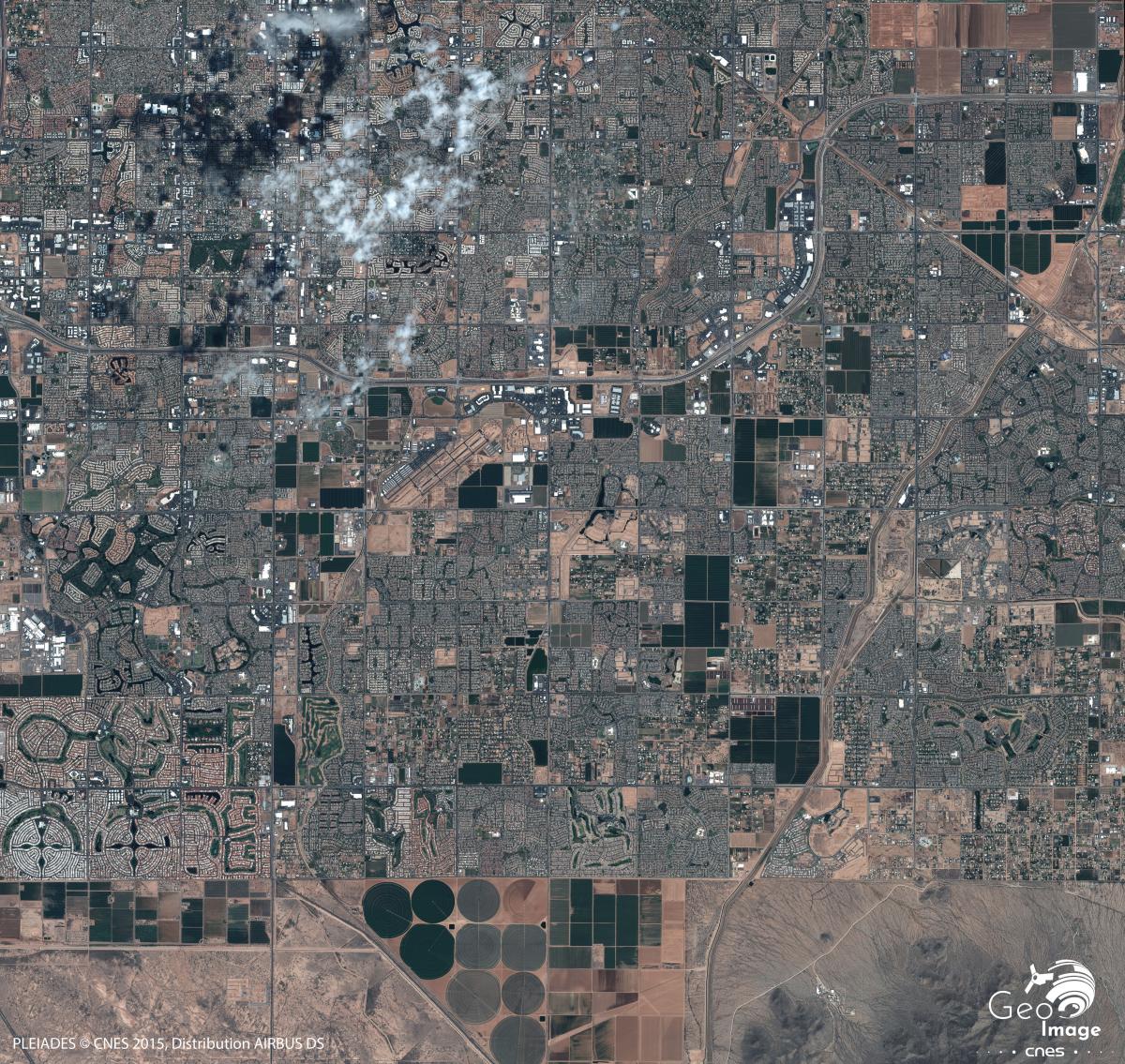 Image satellite de la ville Londonderry Image satellite de la ville Londonderry