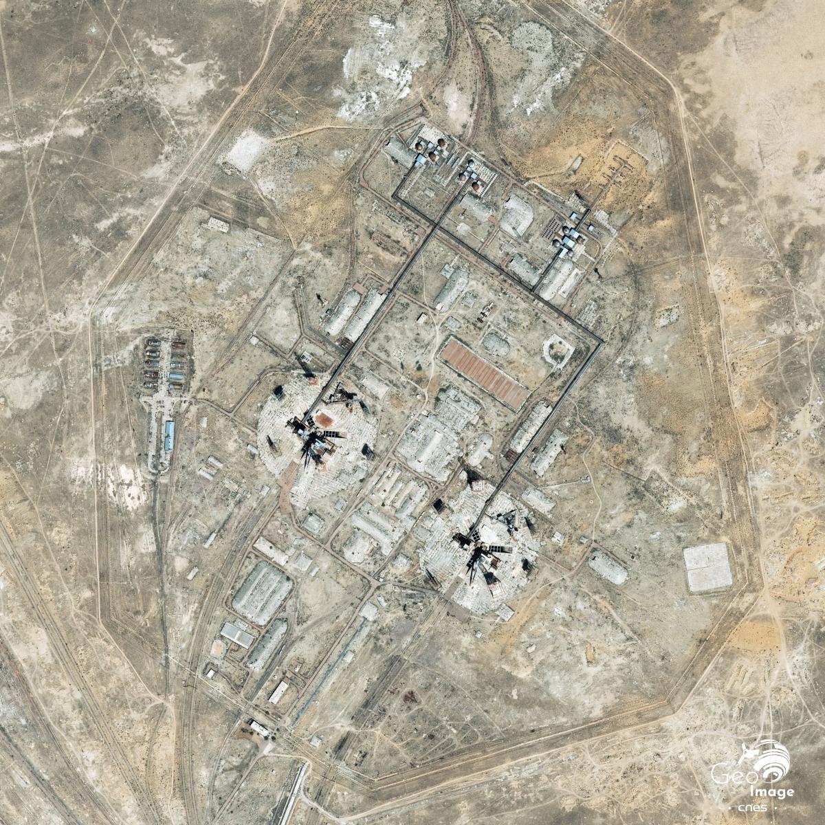 Image satellite de Baikonour Proton Image satellite de Baikonour Proton