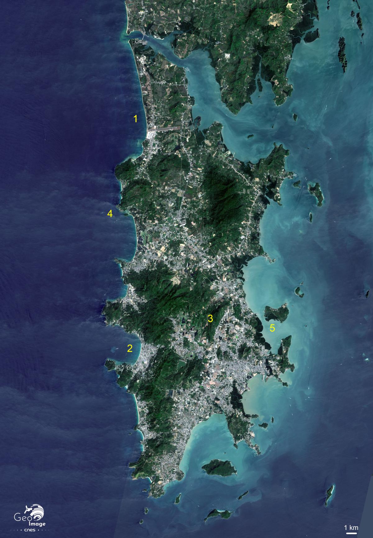 Image satellite de Phuket