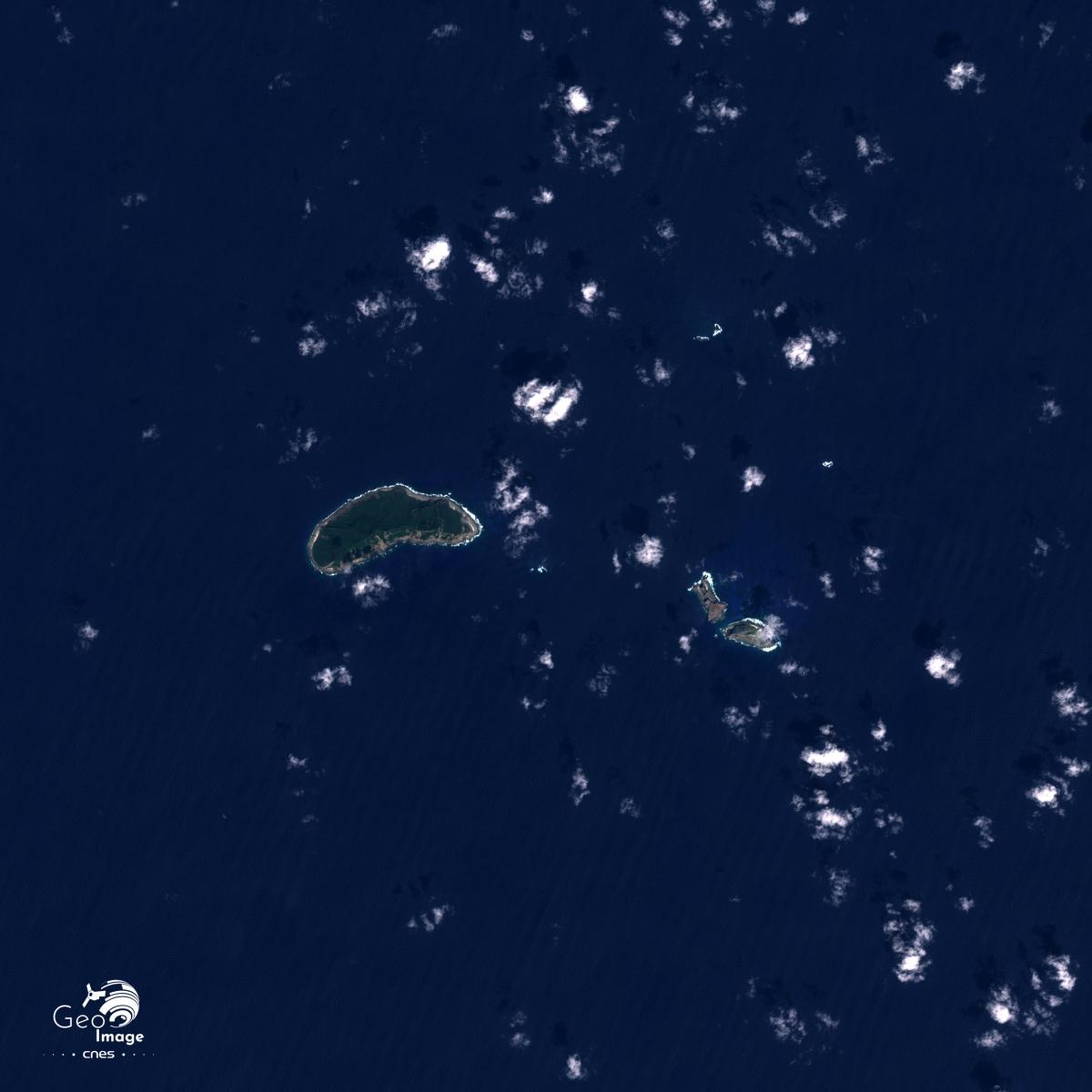 Image satellite de la mer de Chine orientale