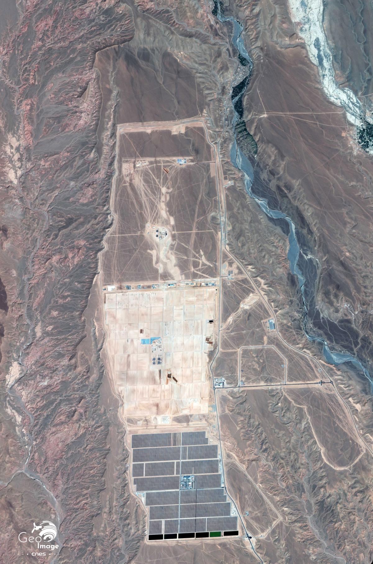 Image satellite de Ouarzazate Image satellite de Ouarzazate