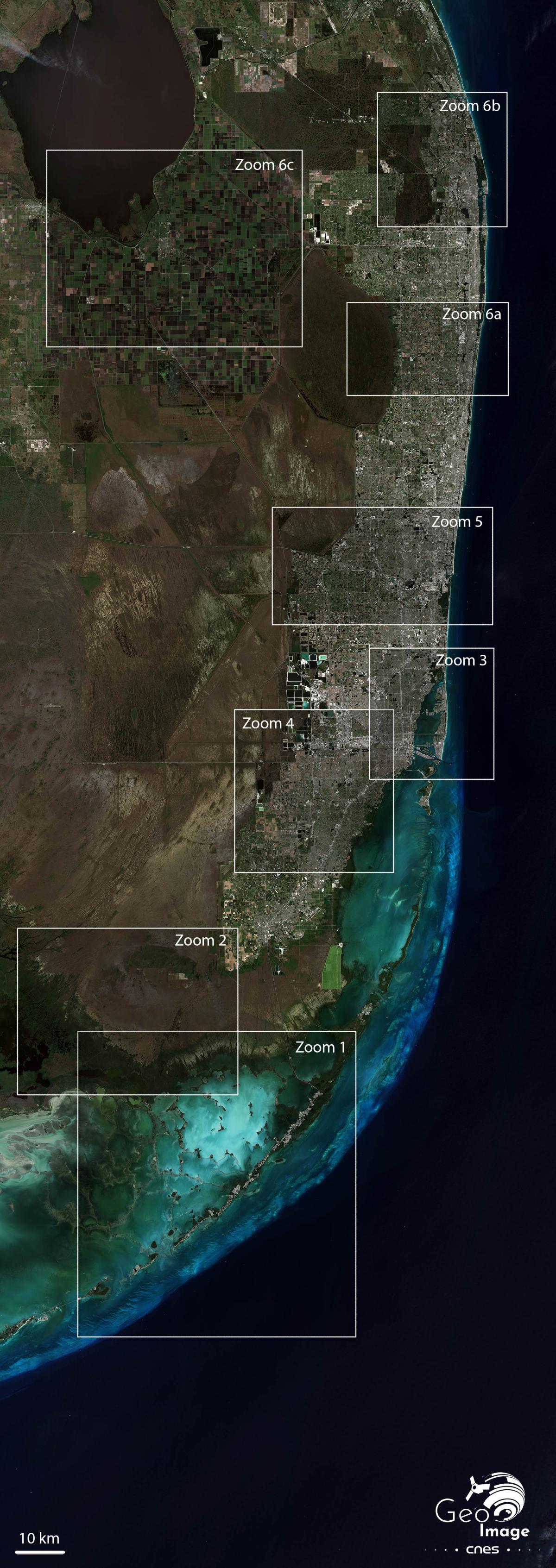Image satellite de la Floride