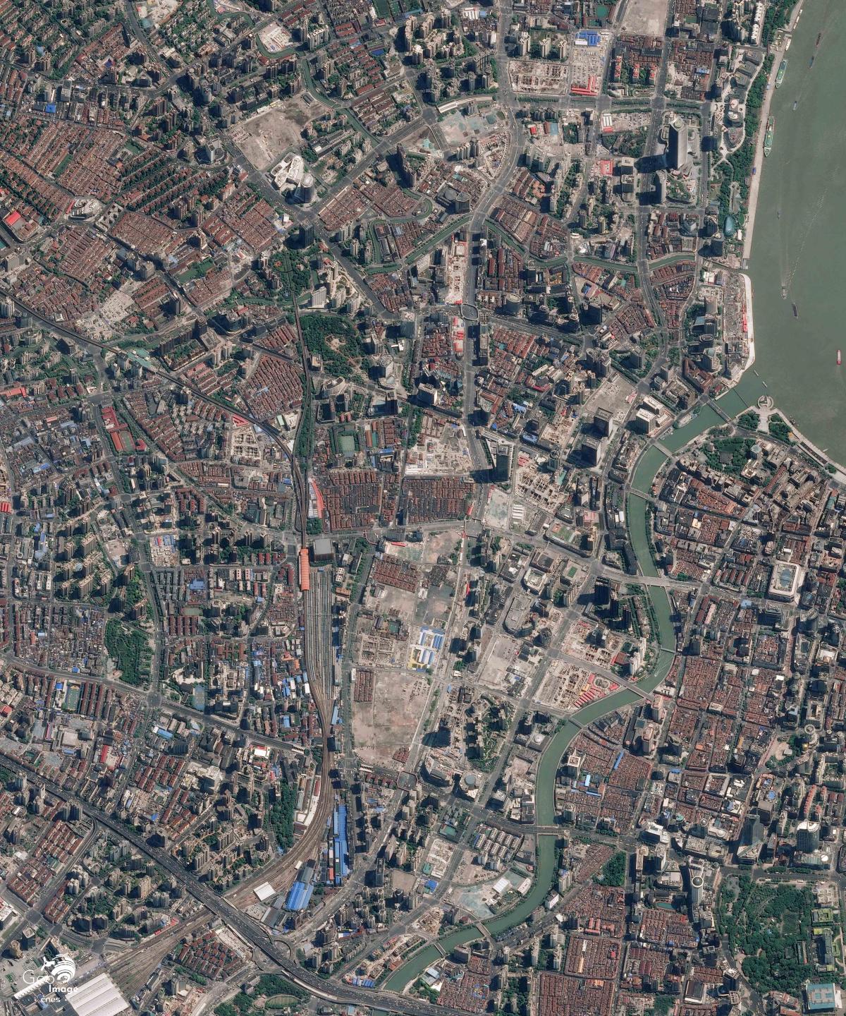 Image satellite de Shanghai Image satellite de Shanghai