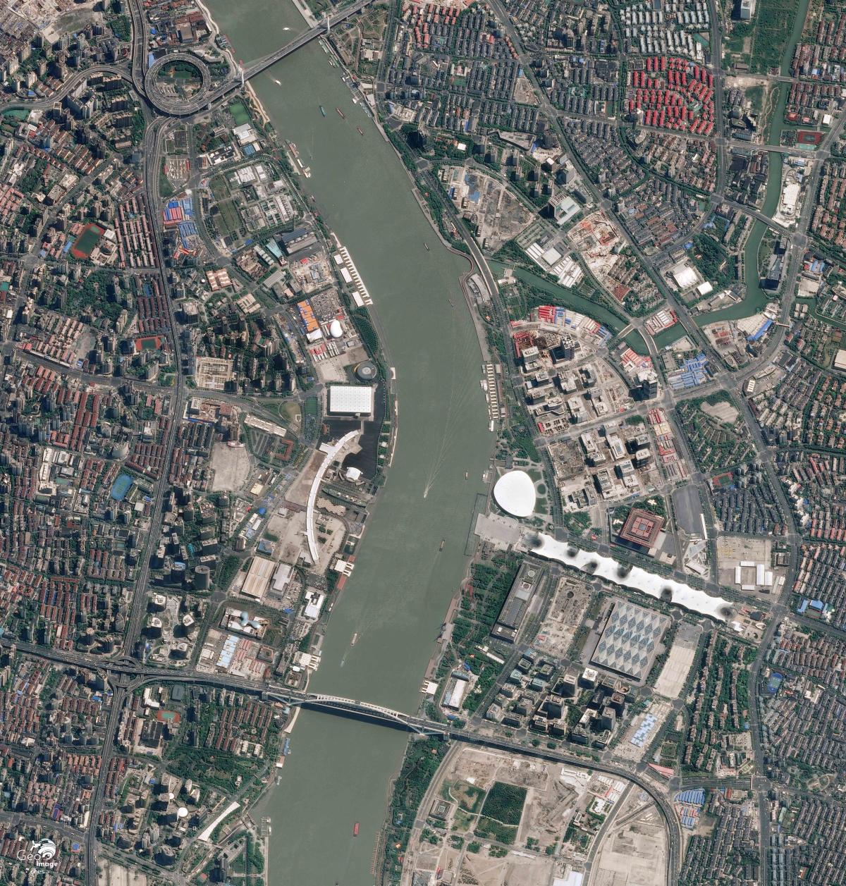 Image satellite de Shanghai Image satellite de Shanghai