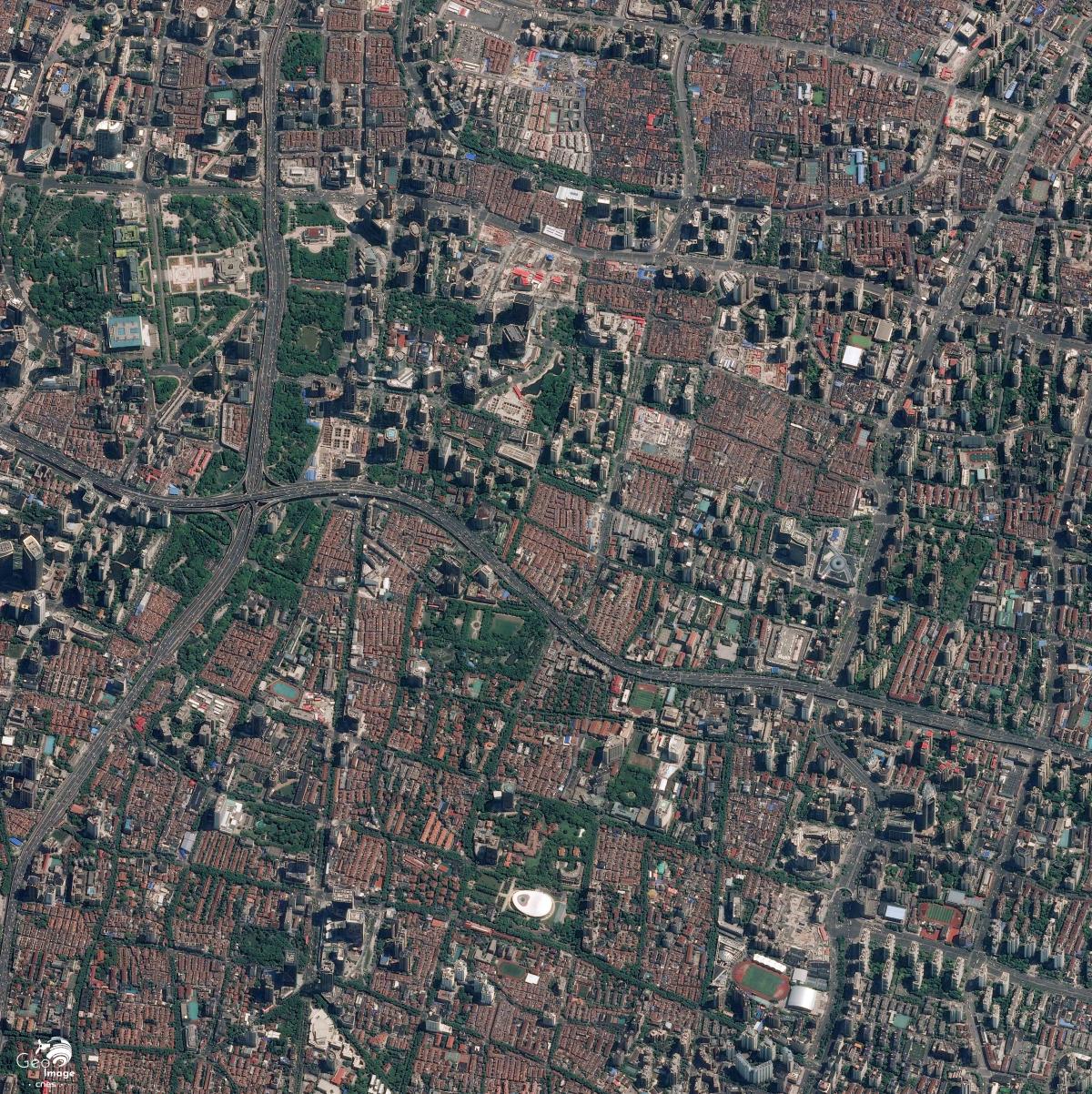 Image satellite de Shanghai Image satellite de Shanghai