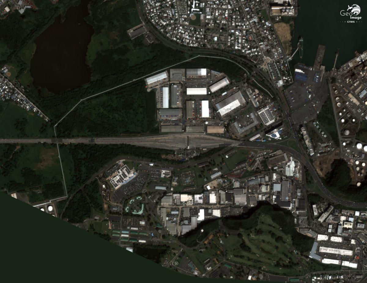 Image satellite de la ville Londonderry