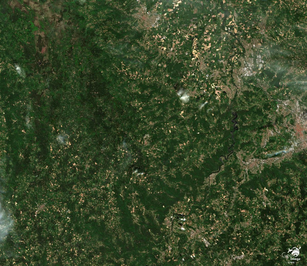 Image satellite de Saint-Bonnet Image satellite de Saint-Bonnet