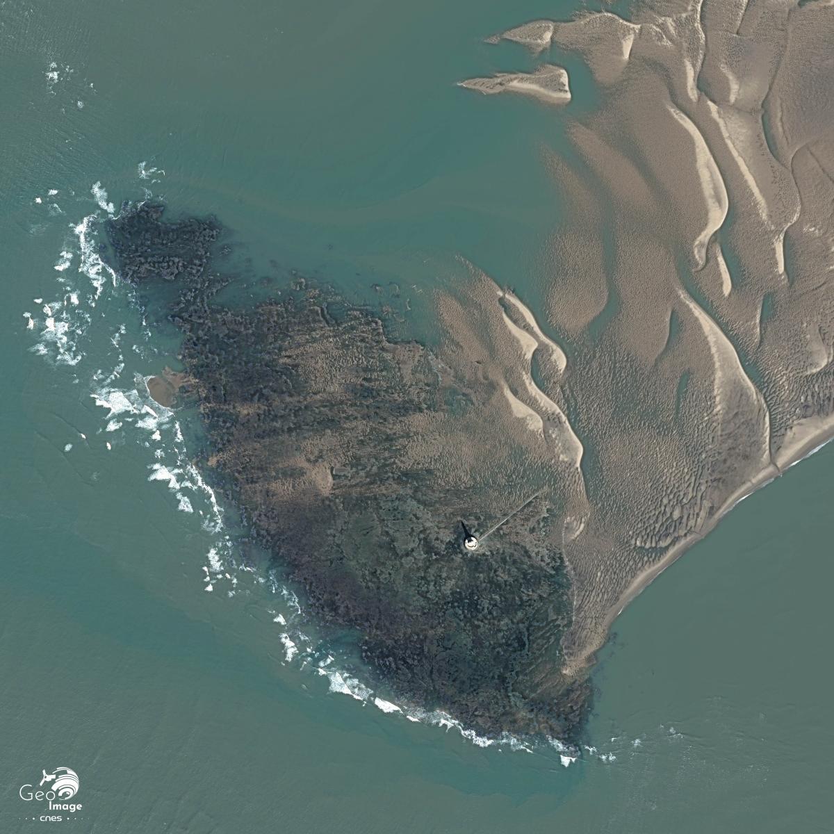 Image satellite du Phare de Cordouan